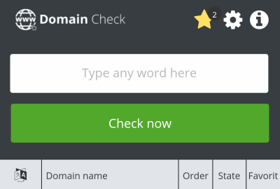 EN-Domaincheck-Start